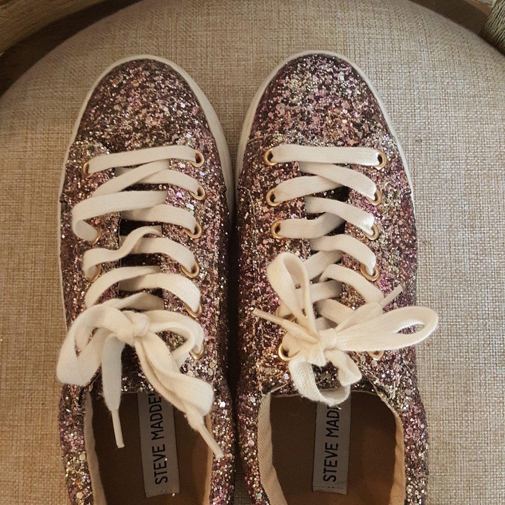 Steve Madden Sparkle Tennis Shoes